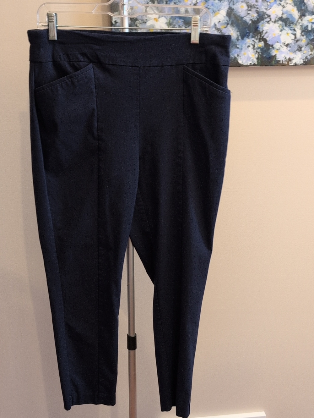 Chico's Fabulously Slimming Pants in Navy